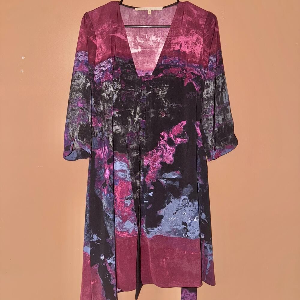 Rachel Roy Women's Dark Mulberry Asymmetrical Dress - Size 0